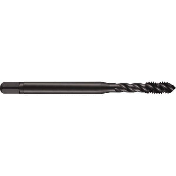 Spiral Flute Tap: 7/8-14 UNF, 3 Flutes, Modified Bottoming, 3B Class of Fit, Powdered Metal, Oxide Coated MPN:5973990