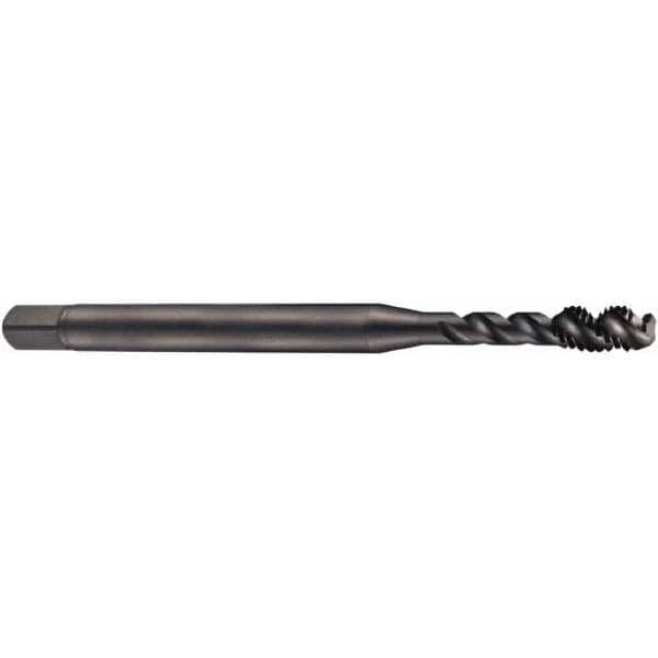 Spiral Flute Tap: 3/8-16, UNC, 3 Flute, Bottoming, 2B Class of Fit, Cobalt, Oxide Finish MPN:5974038