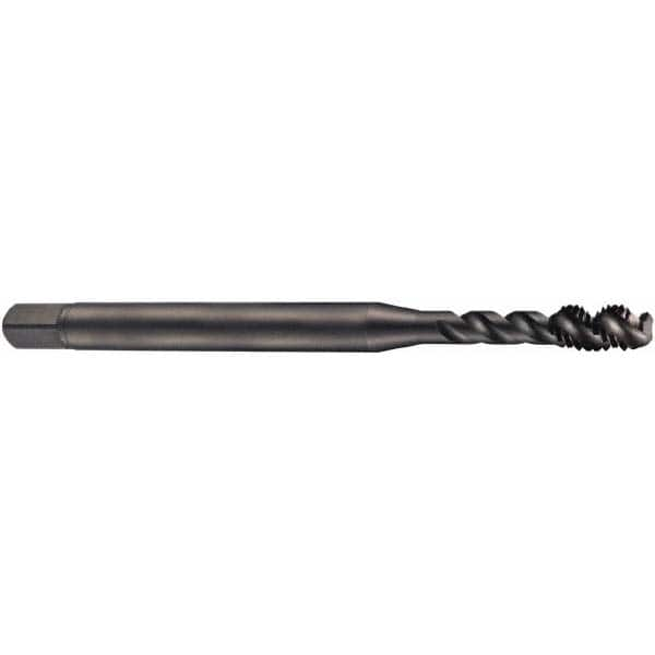 Spiral Flute Tap: 1/4-28, UNF, 3 Flute, Bottoming, 2B Class of Fit, Cobalt, Oxide Finish MPN:5974146