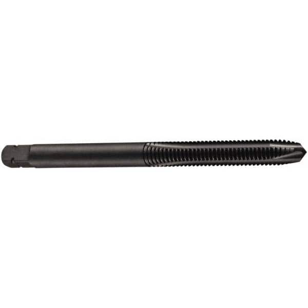 Spiral Point Tap: M18x1.5 Metric Fine, 4 Flutes, Plug Chamfer, 6H Class of Fit, High-Speed Steel-E-PM, Steam Oxide Coated MPN:5974447