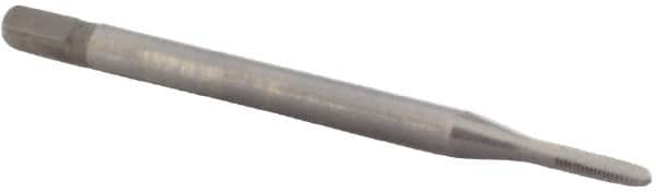 Straight Flute Tap: M1.2x0.25 Metric Coarse, 2 Flute, Plug Chamfer, 6H Class of Fit, HSS, Bright/Uncoated Finish MPN:5976976