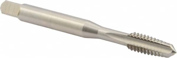 1/4-20 Taper RH 2B Bright High Speed Steel 3-Flute Straight Flute Machine Tap MPN:5977037