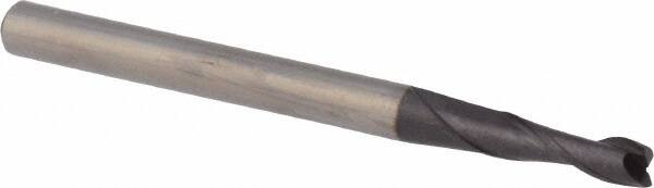 Square End Mill: 0.0985'' Dia, 0.3546'' LOC, 2 Flutes, Solid Carbide MPN:5982756