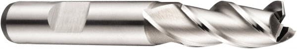 Square End Mill: 0.394'' Dia, 0.8668'' LOC, 3 Flutes, Powdered Metal MPN:5983957