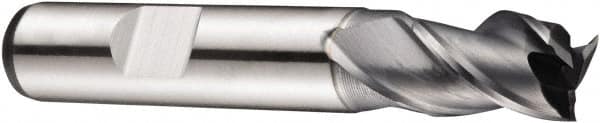 10mm Diam, 13mm LOC, 3 Flute Powdered Metal Keyway End Mill MPN:5983973