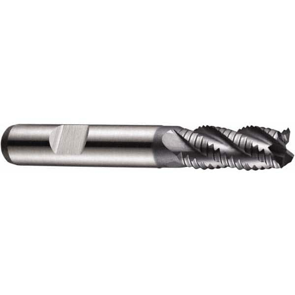 Square End Mill: 0.591'' Dia, 1.0236'' LOC, 3.2702'' OAL, 4 Flutes, Powdered Metal MPN:5985659