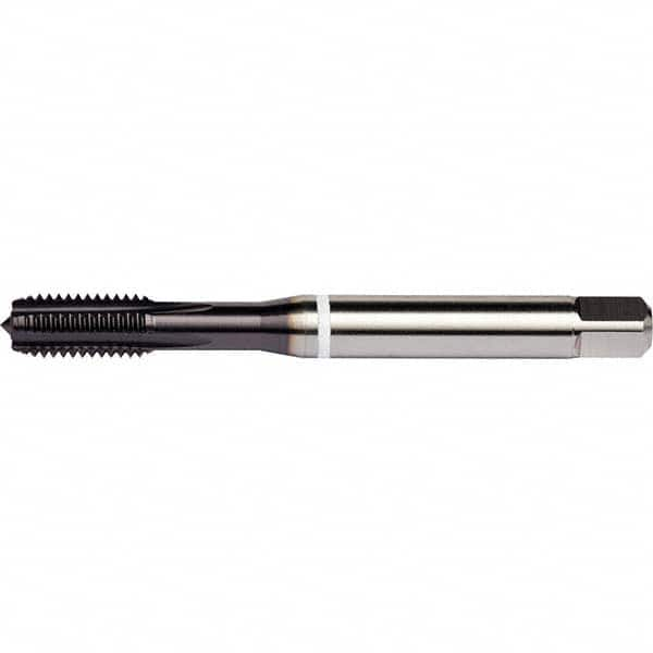 Straight Flute Tap: 7/8-14 UNF, 4 Flute, Semi-Bottoming Chamfer, 2BX Class of Fit, Cobalt, TiAlN Finish MPN:7350230