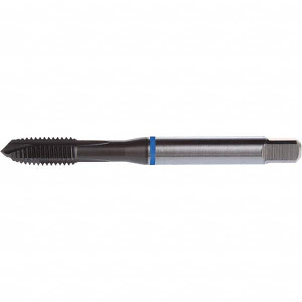 Spiral Point Tap: 1/4-28 UNF, 3 Flutes, Plug Chamfer, 3B Class of Fit, High-Speed Steel-E-PM, Super-B Coated MPN:7350301