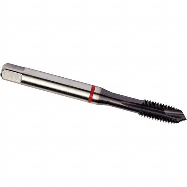 Spiral Point Tap: #6-32 UNC, 3 Flutes, Plug Chamfer, 3B Class of Fit, High-Speed Steel-E-PM, TiAlN Coated MPN:7350392