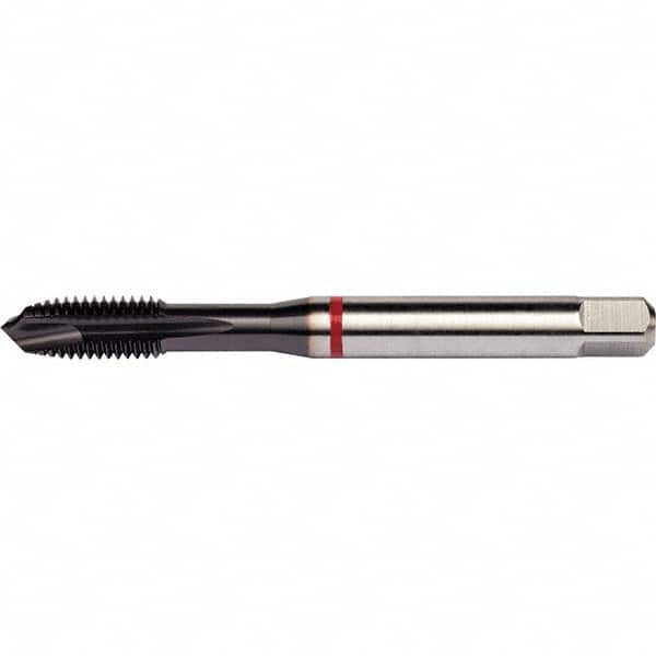 Spiral Point Tap: 1-12 UNF, 4 Flutes, Plug Chamfer, 2B Class of Fit, High-Speed Steel-E-PM, TiAlN Coated MPN:7350413