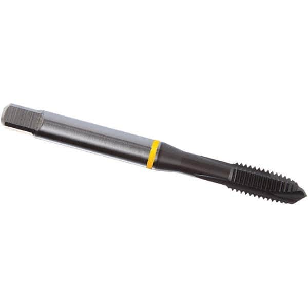 Spiral Point Tap: #4-40 UNC, 3 Flutes, Plug Chamfer, 2B Class of Fit, High-Speed Steel-E-PM, TiAlN Coated MPN:7350469