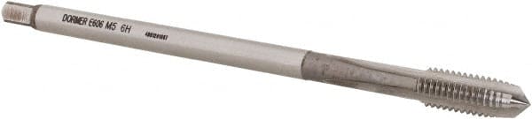 Extension Tap: M5 x 0.8, 3 Flutes, Bright/Uncoated, Cobalt, Spiral Point MPN:5977940