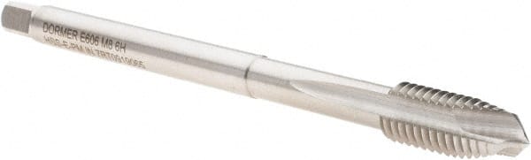 Extension Tap: M8 x 1.25, 3 Flutes, Bright/Uncoated, Cobalt, Spiral Point MPN:5977945
