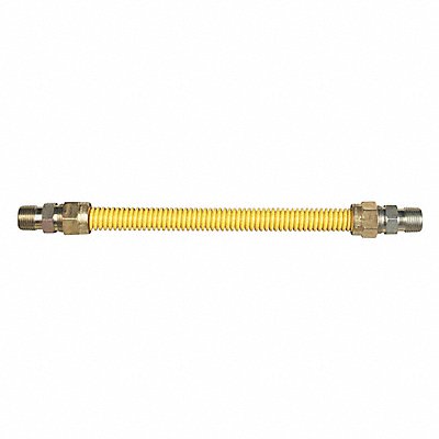 Gas Connector Hose 3/8 Dia Yellow MPN:20C-3131-48