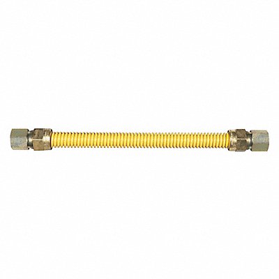 Gas Connector Hose 1/2 Dia Yellow MPN:30C-3232-36