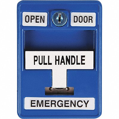 Emergency Pull Station 30VAC/DC Blue MPN:6510/BL-S35