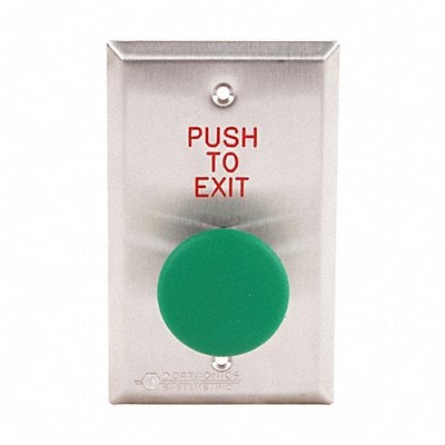 Push to Exit Button 125VAC Green Button MPN:5211-MP23DA/GxE1