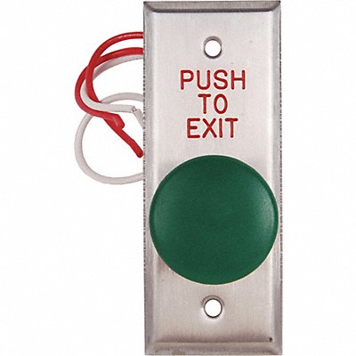 Push to Exit Button 125VAC Green Button MPN:N5211-MP23DA/GxE1