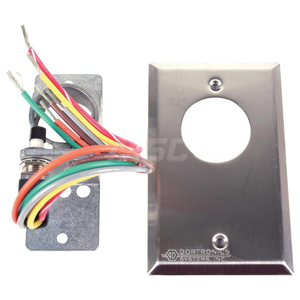 Key Switches, Switch Type: Flush Mount , Switch Sequence: On-Off , Contact Form: DPDT , Actuator Type: Key, Switch , Terminal Type: Screw  MPN:5141-24