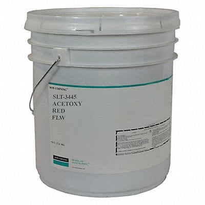 Acetoxy Sealant Silicone Red Pail MPN:4107708