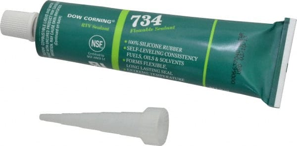 Joint Sealant: 3 oz Tube, Clear, RTV Silicone MPN:4102963