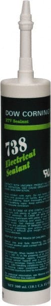 Sealant: 300 mL Tube, White, RTV Silicone MPN:99180508