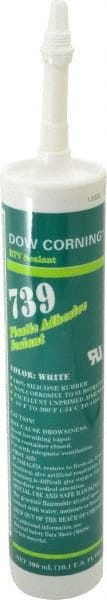 Joint Sealant: 10.1 oz Cartridge, White, RTV Silicone MPN:99180621