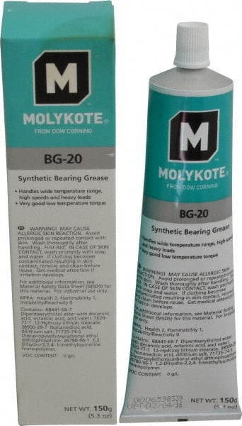 High Temperature Grease: 5.3 oz Tube, Synthetic MPN:0131955