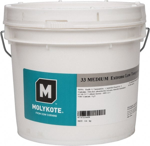 Low Temperature Grease: 8 lb Can, Lithium & Phenylmethyl Silicone MPN:0131977