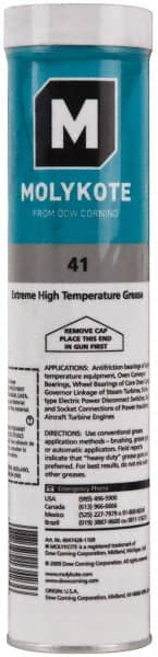 High Temperature Grease: 14.1 oz Cartridge, Lithium & Phenylmethyl Silicone MPN:0131983