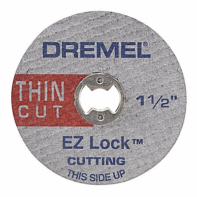 EZ Lock Thin Cut Wheel 1 1/2 in Dia PK5 MPN:EZ409