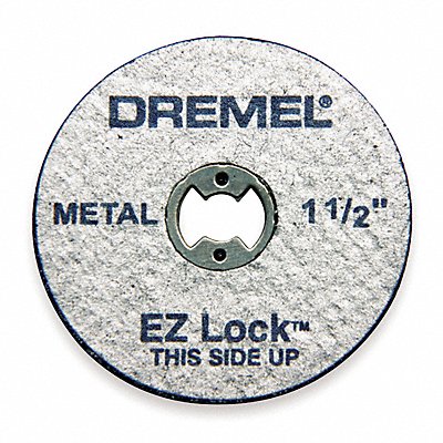 Cut-off Wheel 1 1/2 in Dia Unmounted PK5 MPN:EZ456