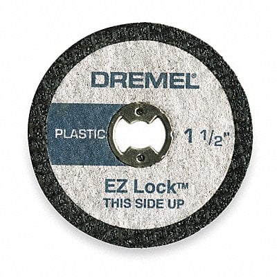 Cut-off Wheel 1 1/2 in Dia Unmounted PK5 MPN:EZ476