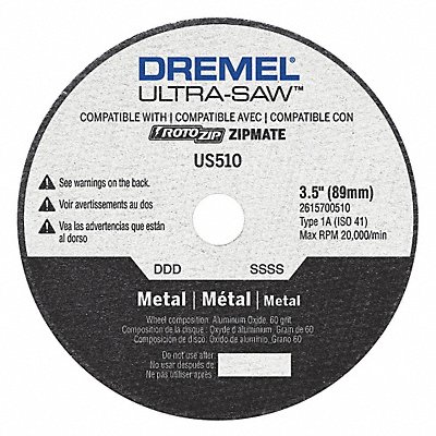 Cutting Wheel 3-1/2 in Dia MPN:US510-01