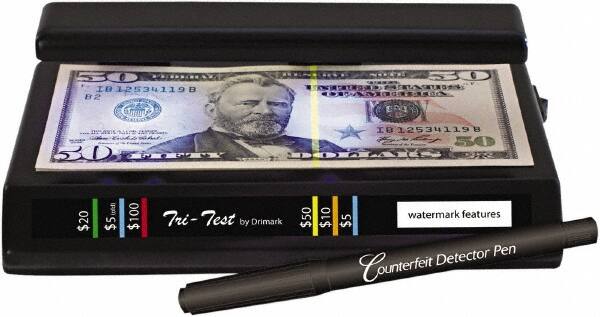 Counterfeit Detector Marker: Black, Chemically Sensitive, Felt Point MPN:DRI351TRI