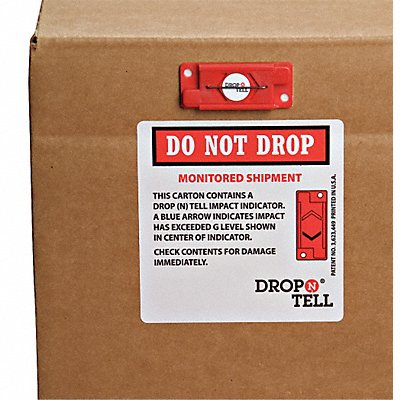 Damage Indicating Label Drop N Tell PK25 MPN:H-0855