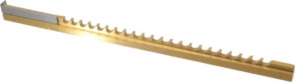 Keyway: Style C, High Speed Steel, 3/16