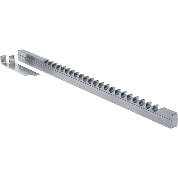 Keyway Broach: Style C, High Speed Steel, 8 mm Wide MPN:44807