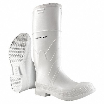 Rubber Boot Men s 7 Knee White PR MPN:810110733