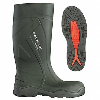 D9543 Rubber Boot Men s 3 Knee Green PR MPN:E762943