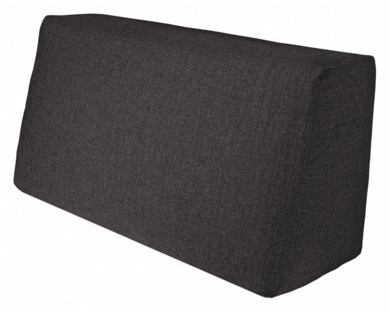 Back Pillow 18 W x 36 H Gray Upholstery MPN:ISBP-AQ