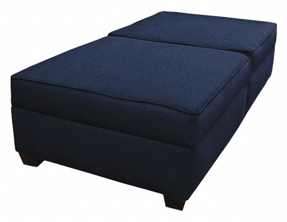 Storage Bench 60 Wx18 H Blue Upholstery MPN:IMFTWB30-DM