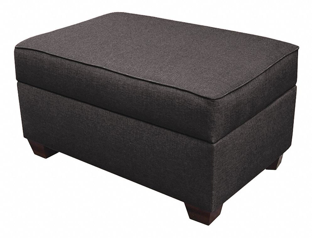 Storage Ottoman 24 Wx18 H Gry Upholstery MPN:IMSOS-AQ