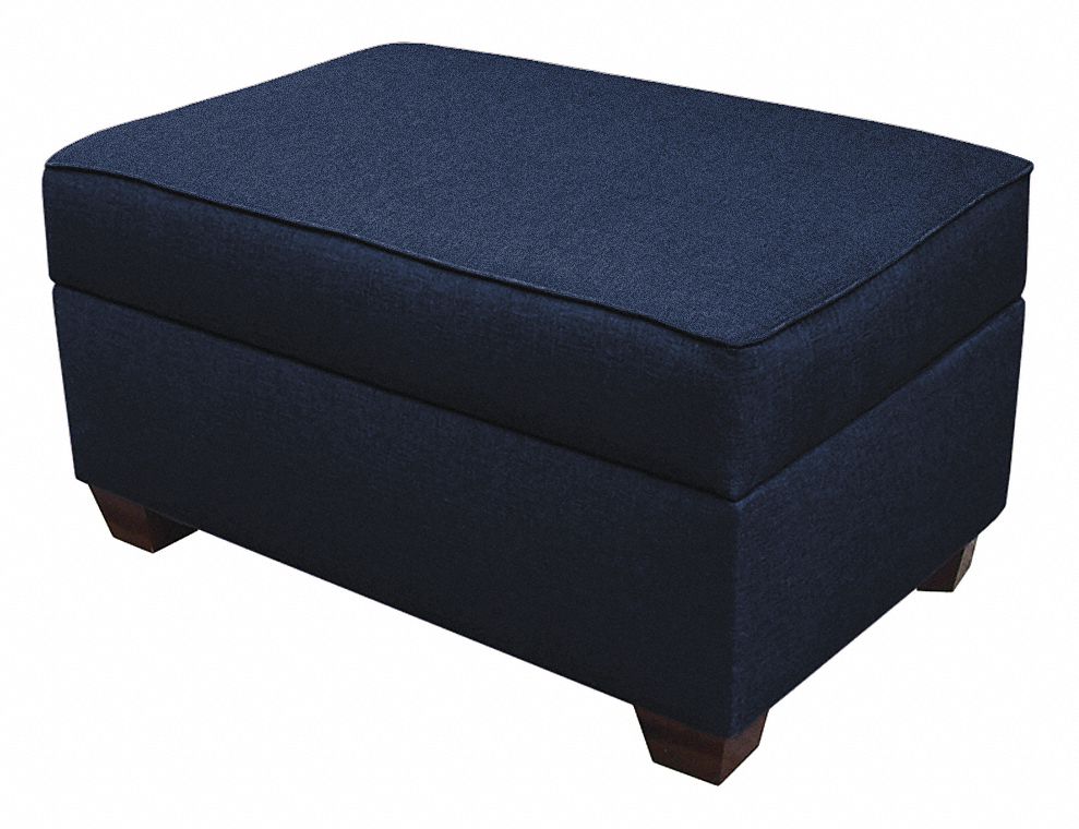 Storage Ottoman 24 W Blue Upholstery MPN:IMSOS-DM