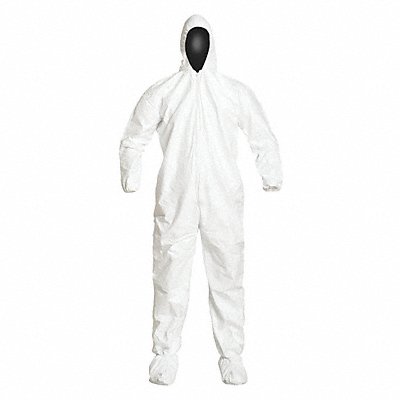 Hooded Coveralls White M Elastic PK25 MPN:IC105SWHMD00250C