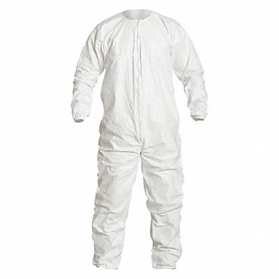 Collared Coveralls Whte 3XL Elastic PK25 MPN:IC253BWH3X00250B