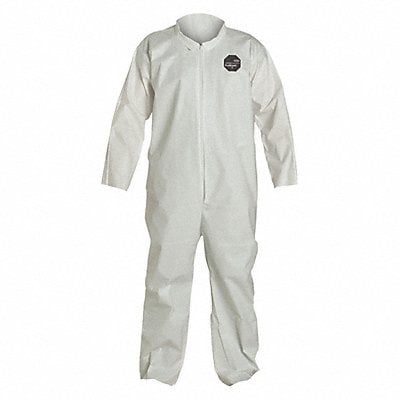 D2207 Collared Coveralls White 4XL PK25 MPN:NG120SWH4X002500