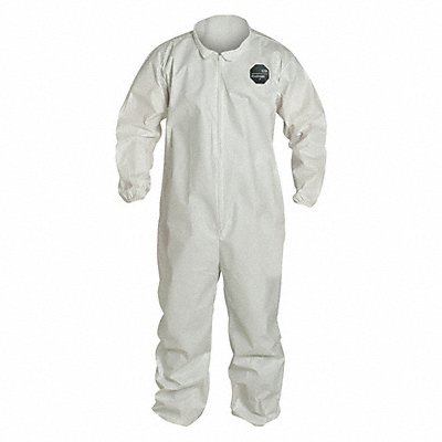Collared Coverall w/Boots White S PK25 MPN:NG125SWHSM002500