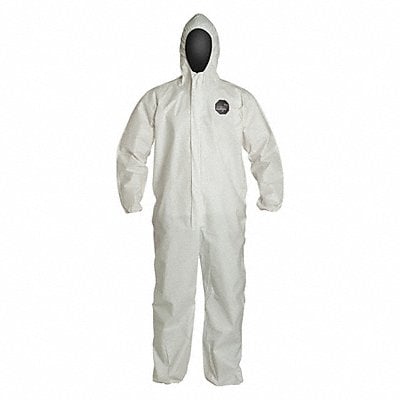 D2243 Hooded Coveralls White 3XL Elastic PK25 MPN:NG127SWH3X0025NP