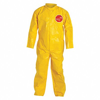 Collared Coverall Open Yellow 5XL PK12 MPN:QC120BYL5X001200